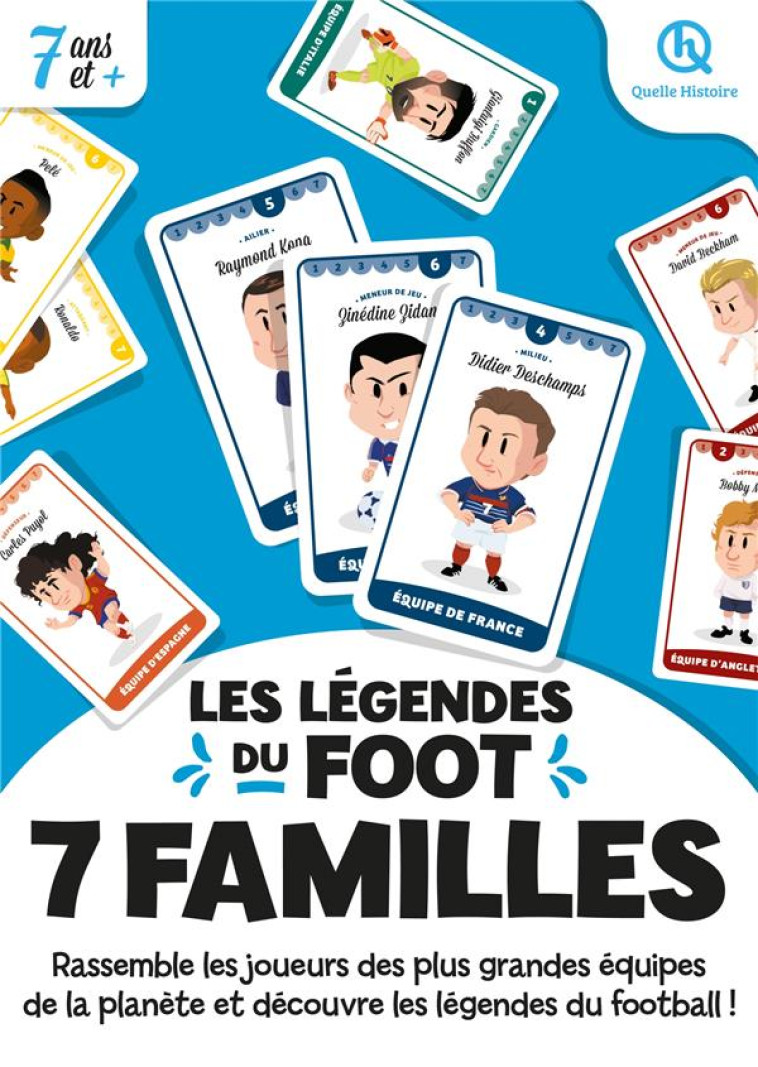 7 FAMILLES LEGENDES DU FOOT (2NDE ED) - QUELLE HISTOIRE STUD - NC