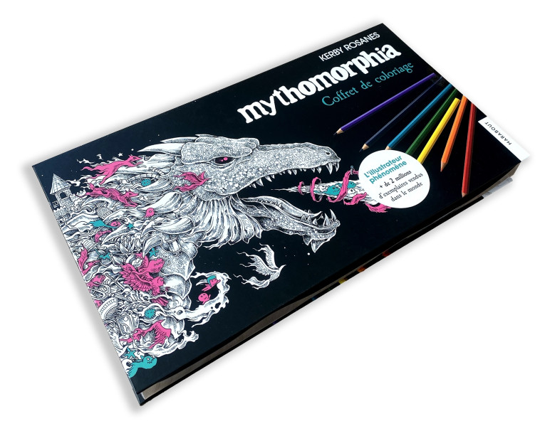 Coffret de Coloriage Mythomorphia - Rosanes Kerby - MARABOUT