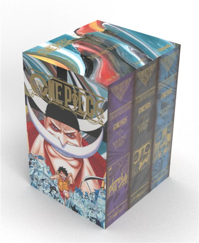 ONE PIECE - COFFRET MARINE FORD (TOMES 54 A 61) - ODA EIICHIRO - GLENAT