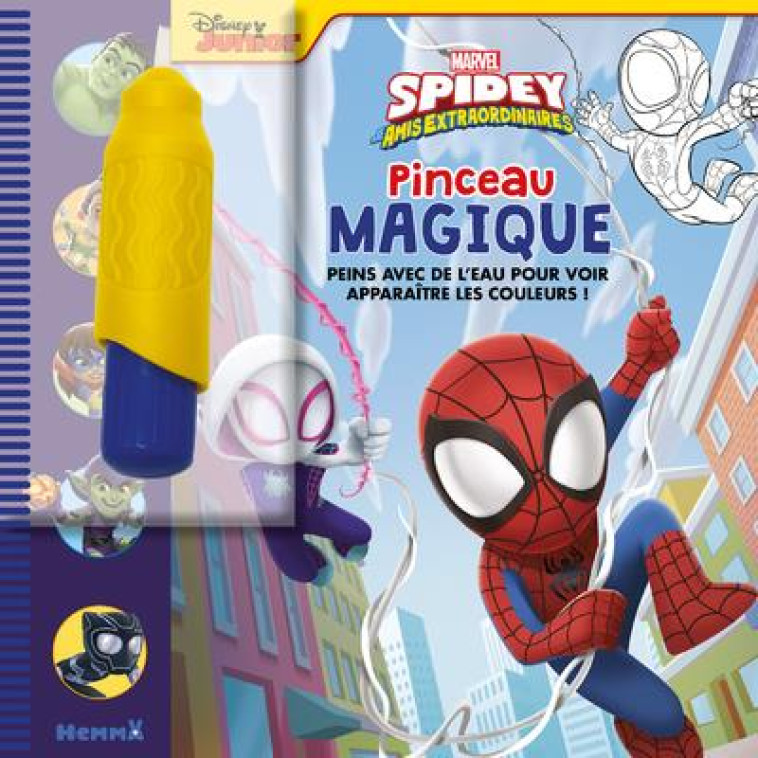 MARVEL SPIDEY ET SES AMIS EXTRAORDINAIRES - PINCEAU MAGIQUE (SPIDEY ET GHOST-SPIDER) - COLLECTIF - HEMMA