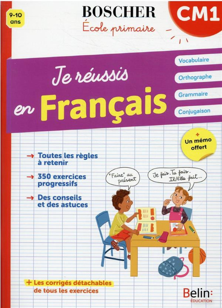 JE REUSSIS EN FRANCAIS CM1 - FIAMENGHI/SCHWAB - BELIN