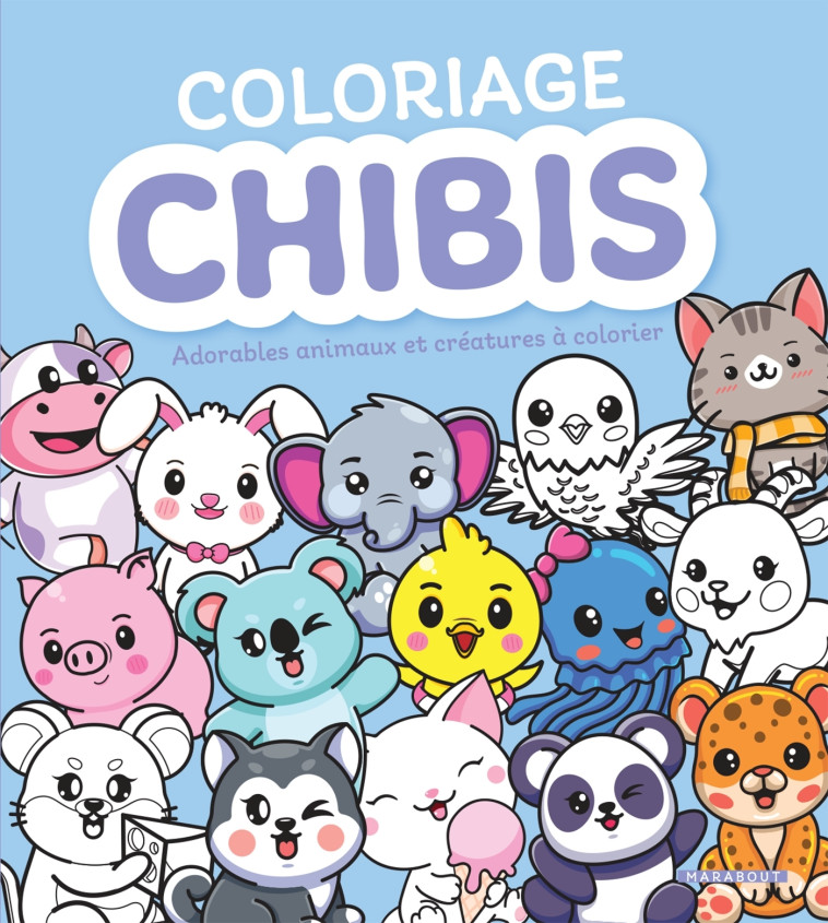 COLORIAGE CHIBIS -   - MARABOUT