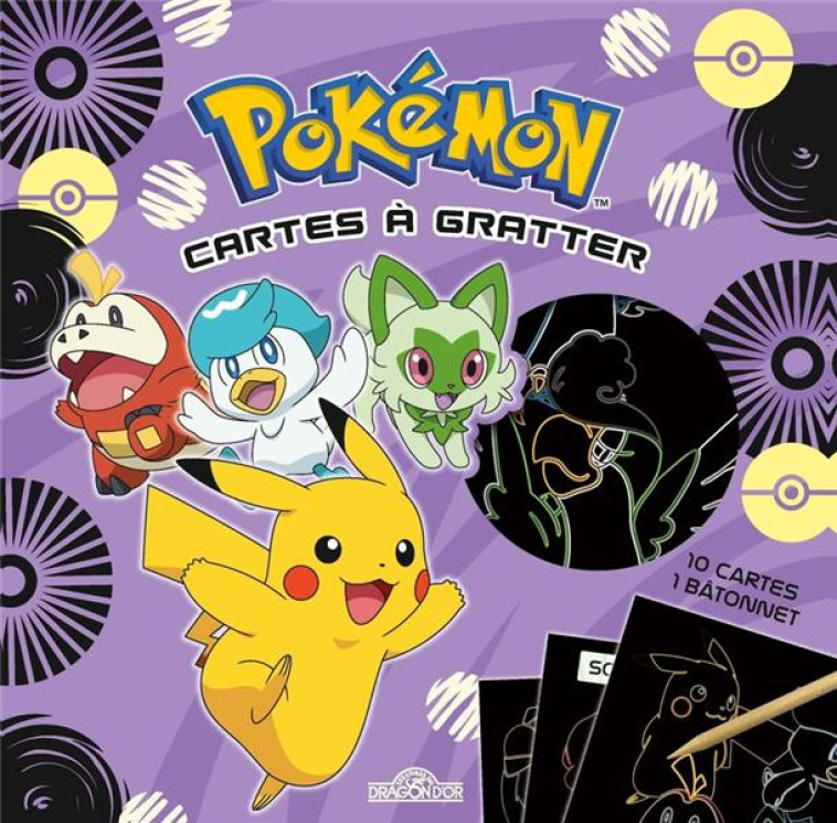 POKEMON - CARTES A GRATTER - LES POKEMON DE PALDEA - THE POKEMON COMPANY - NC