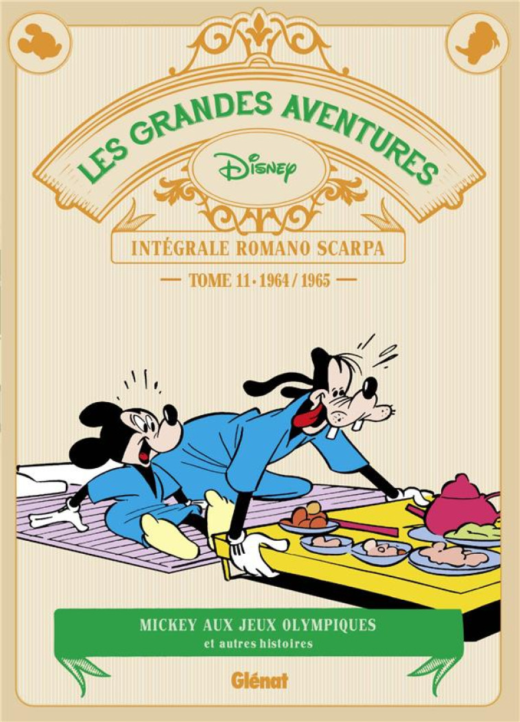 LES GRANDES AVENTURES DE ROMANO SCARPA - TOME 11 - 1964/1965 - MICKEY AUX JEUX OLYMPIQUES ET AUTRES - SCARPA ROMANO - GLENAT