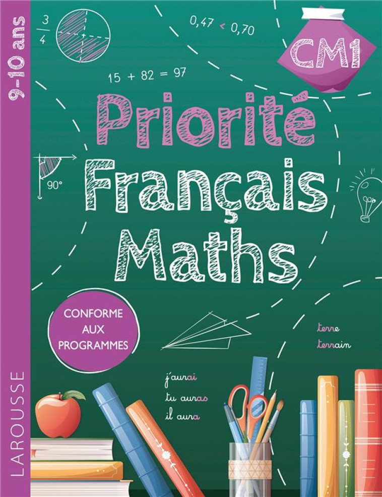 PRIORITE FRANCAIS-MATHS CM1 - COLLECTIF - LAROUSSE