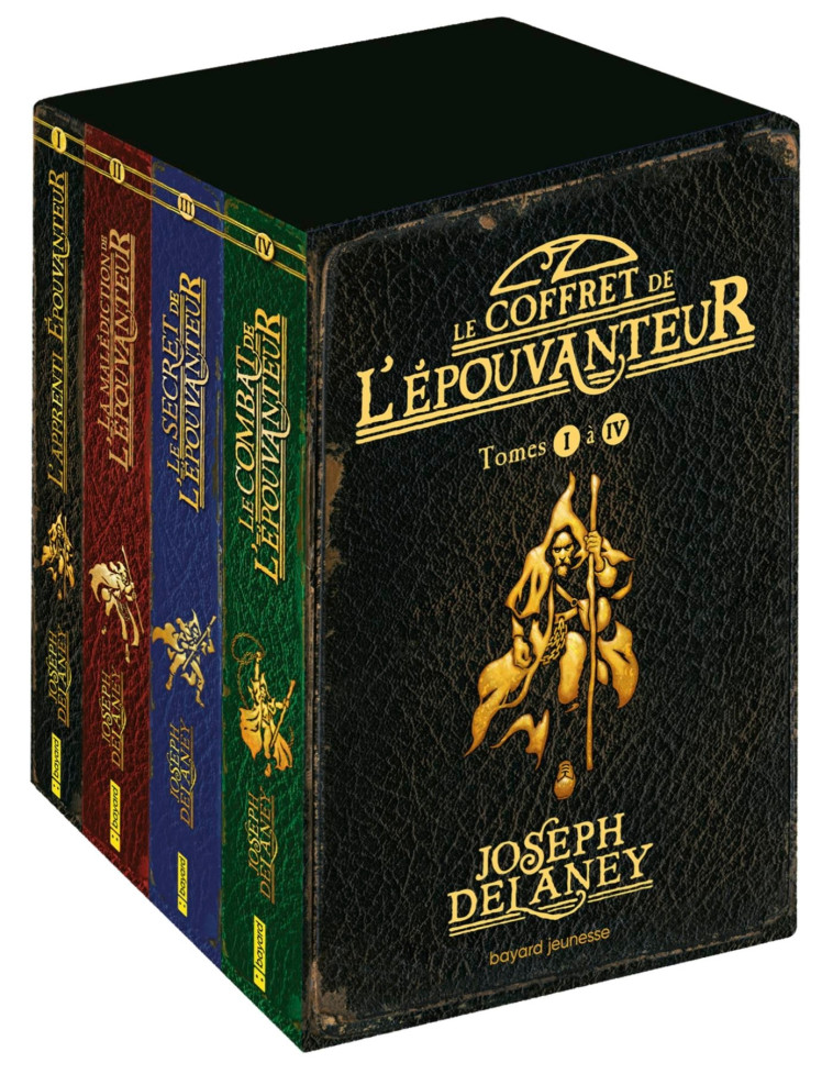 Coffret Épouvanteur T1 à T4 - poche - Delval Marie-Hélène, Delaney Joseph - BAYARD JEUNESSE