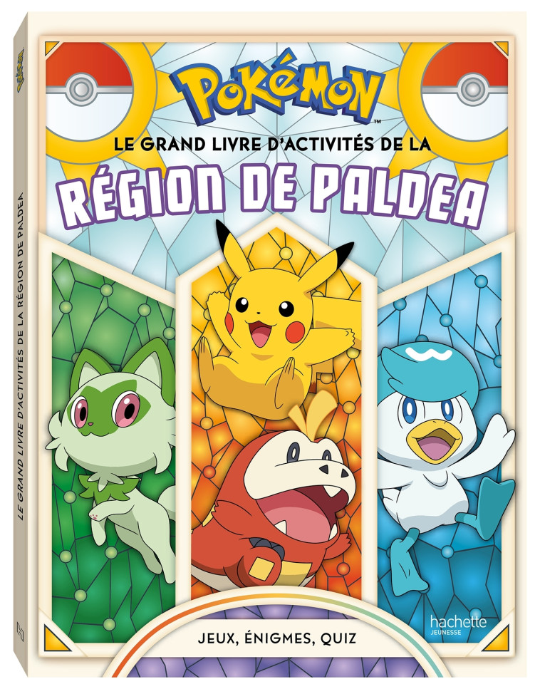 Pokémon - Le grand livre d'activité de la région de Paldea - Pokémon Company The,   - HACHETTE JEUN.