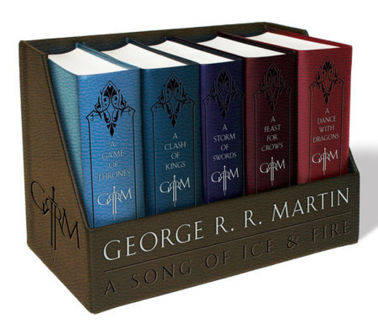 A Game of Thrones: Leather Cloth Boxed Set - Martin, George R. R.  - BANTAM