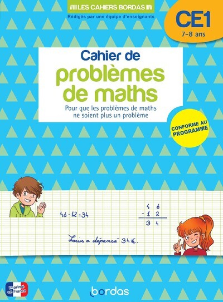 Mon cahier de problèmes de maths CE1 - Le Madec Hervé, Wormser Michel, Charles Alain - BORDAS