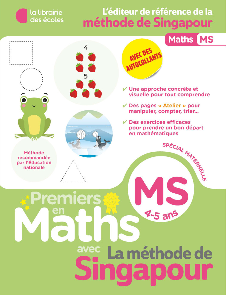 Premiers en maths - Méthode de Singapour MS - XXX - LIB DES ECOLES