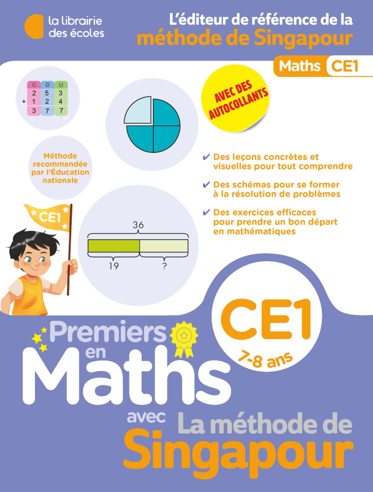 Premiers en maths - Méthode de Singapour CE1 - XXX - LIB DES ECOLES