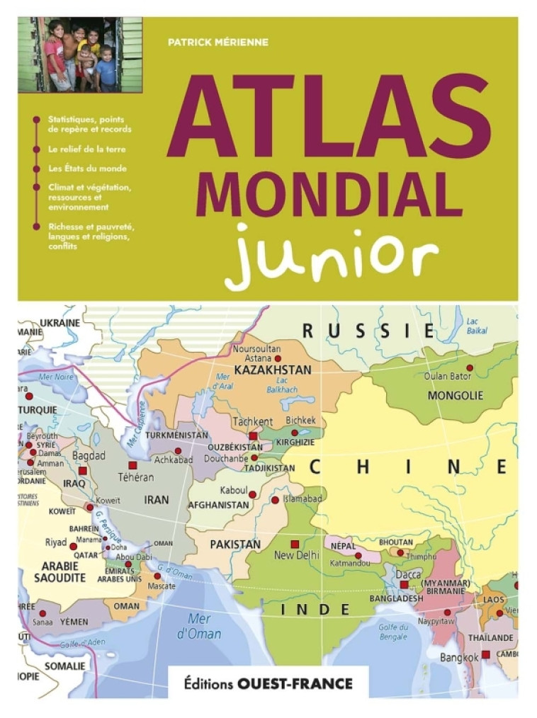 Atlas mondial junior - Mérienne Patrick - OUEST FRANCE