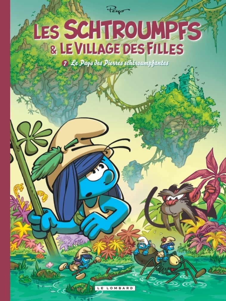 Les Schtroumpfs et le village des filles - Tome 7 - Le Pays des Pierres schtroumpfantes - Parthoens Parthoens, Culliford Thierry Culliford Thierry, Cagniat Laurent Cagniat Laurent, Parthoens , Culliford Thierry , Cagniat Laurent  - LOMBARD