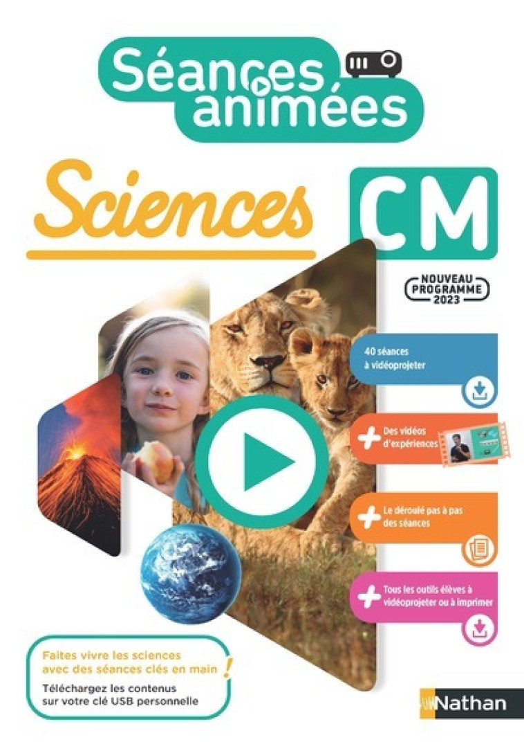 Séances animées - Sciences CM - Guide + 40 séances à vidéoprojeter - Boulin Anne, Aureille Véronique, Batize Benoit, Briois Valérie, Garcia Dimitri, Laneyrie Julien, Dufour Jacqueline, Paris Le Clerc Nathanaëlle, Pierson Elise, Pointu Suzanne, Paris Le Cl