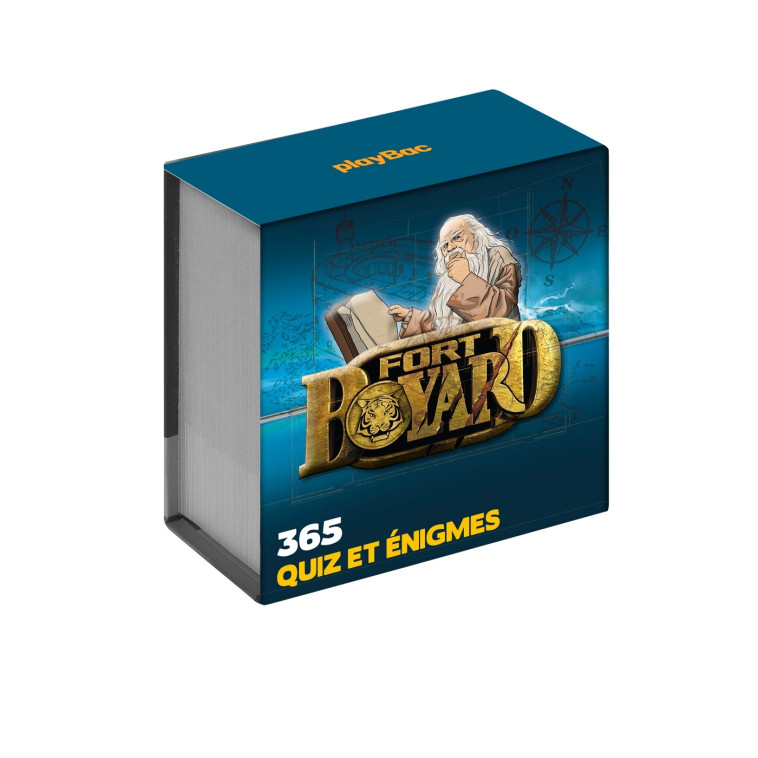 Mini calendrier Fort Boyard 365 Quiz et énigmes -   - PLAY BAC