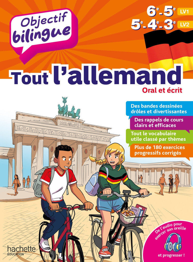 Objectif bilingue Tout l'allemand 6e-5e-4e-3e - Ehmann Françoise, Ronzeau Romain - HACHETTE EDUC