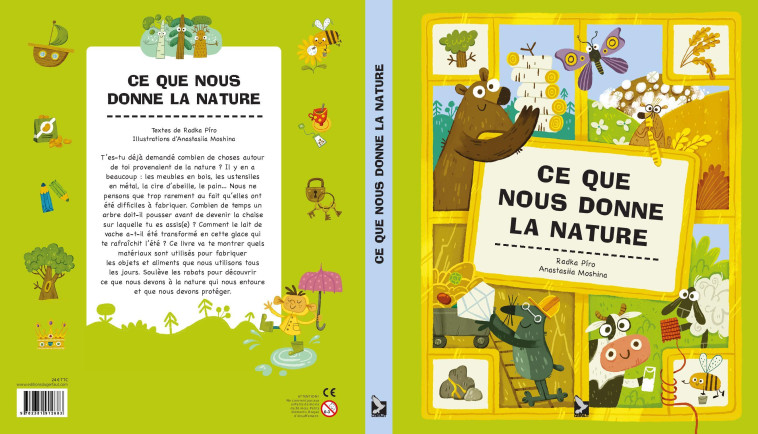 Ce que nous donne la nature - Radka Píro - GERFAUT JEUNESS