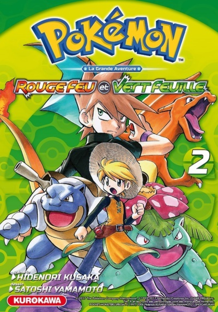 Pokémon Rouge Feu et Vert Feuille/Émeraude - tome 2 - Hidenori Kusaka, Satoshi Yamamoto, Fabien Vautrin - KUROKAWA