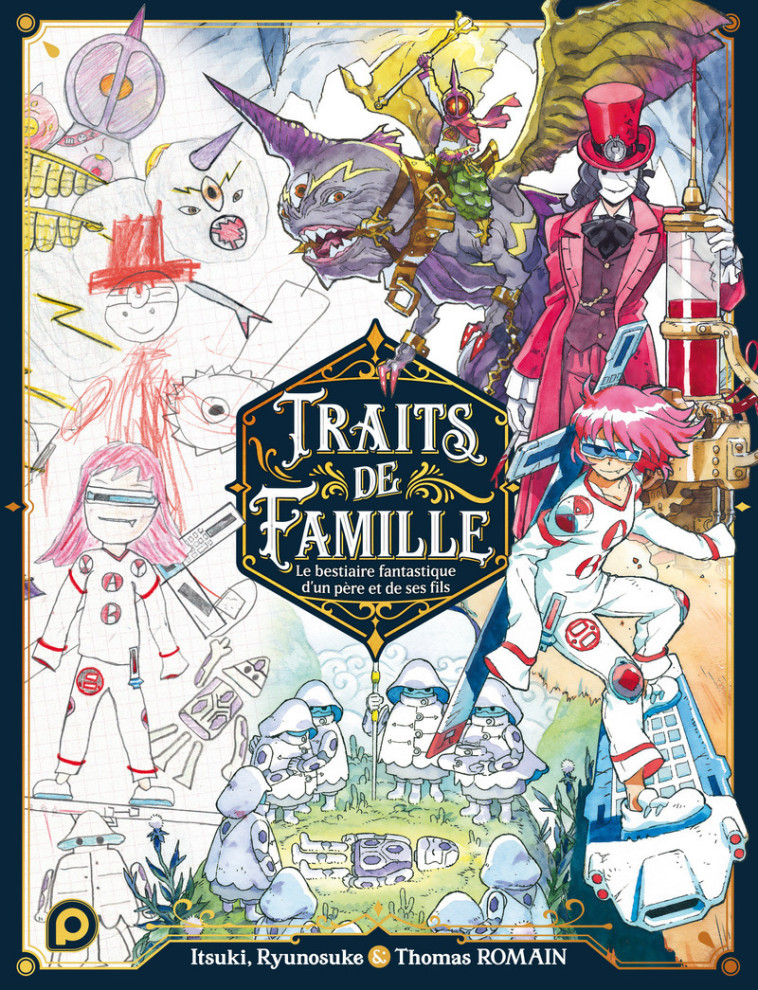 Traits de famille - tome 1 - Thomas Romain, Itsuki Romain, Ryunosuke Romain - KUROKAWA