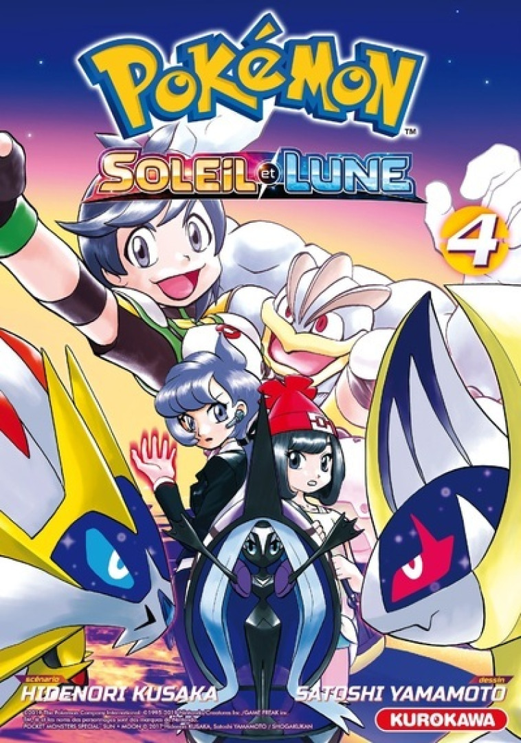 Pokémon Soleil et Lune - tome 4 - Hidenori Kusaka, Satoshi Yamamoto, Fabien Vautrin - KUROKAWA