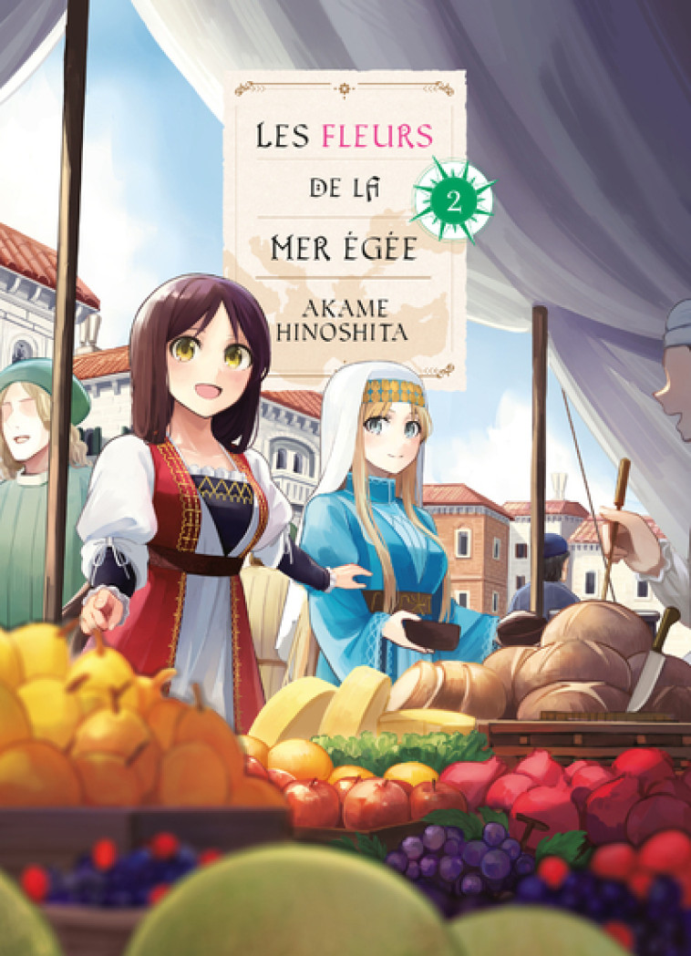 Les fleurs de la mer Egée T02 - Akame Hinoshita, Aline Kukor - KOMIKKU EDTS