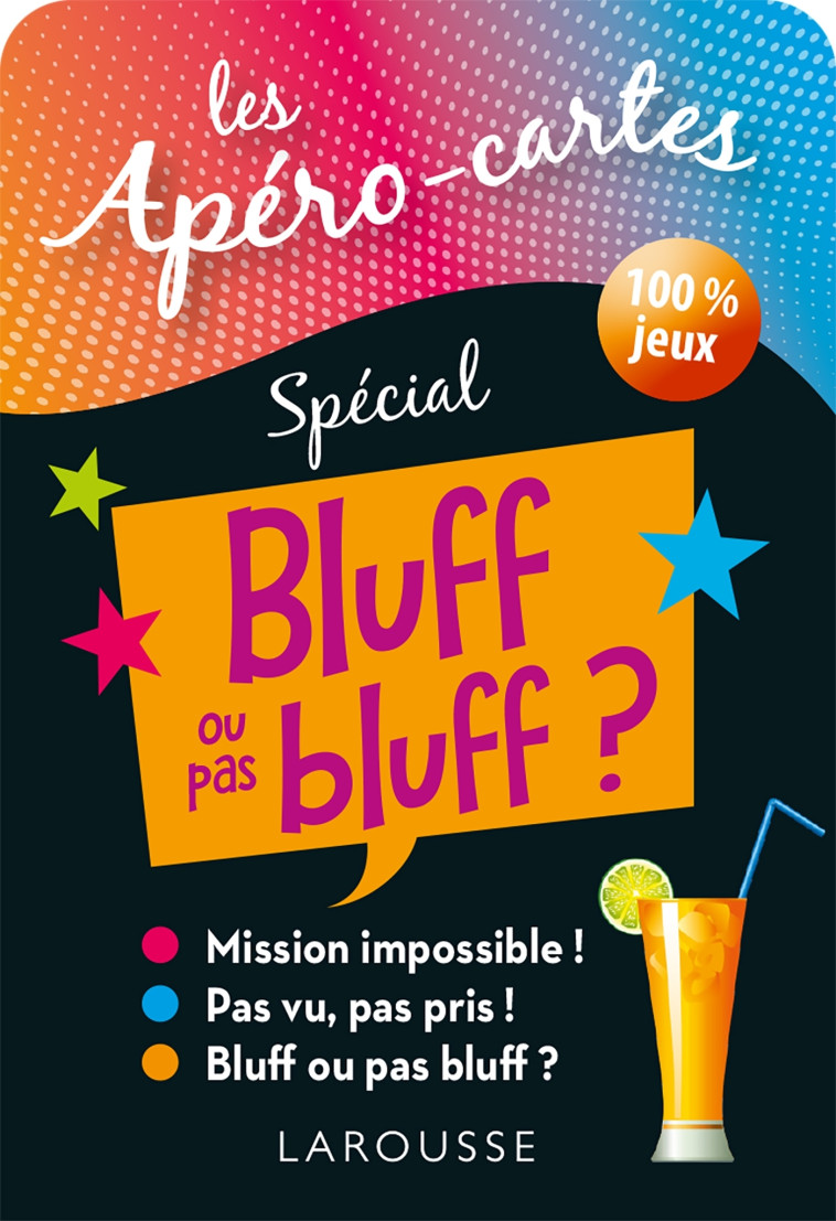 Apéro-cartes spécial Bluff -  Collectif - LAROUSSE