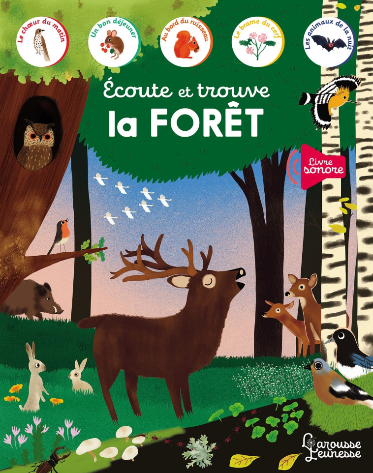 Ecoute et trouve - La forêt - Marie Paruit - LAROUSSE