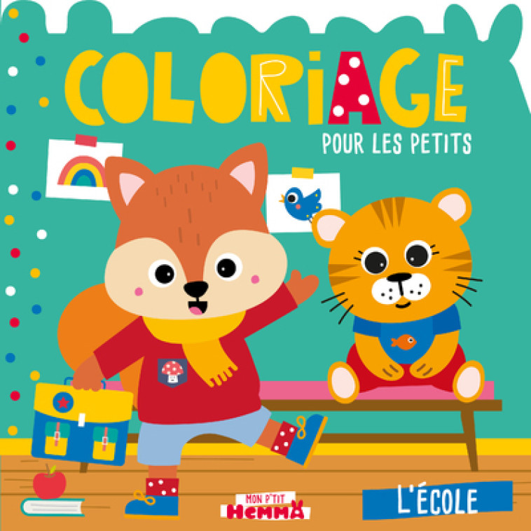 Coloriage pour les petits - L'école - Carotte et compagnie Carotte et compagnie, Collectif Collectif - HEMMA