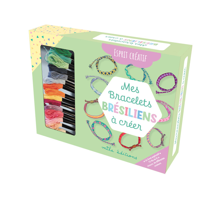 Mes bracelets brésiliens à créer (coffret) -  Collectif - MILA