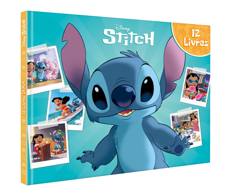 STITCH - Coffret - Les 12 livres de ton héros - Disney - XXX - DISNEY HACHETTE