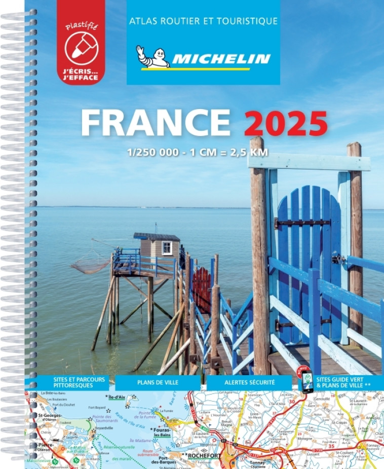 Atlas France 2025 Plastifié - XXX - MICHELIN