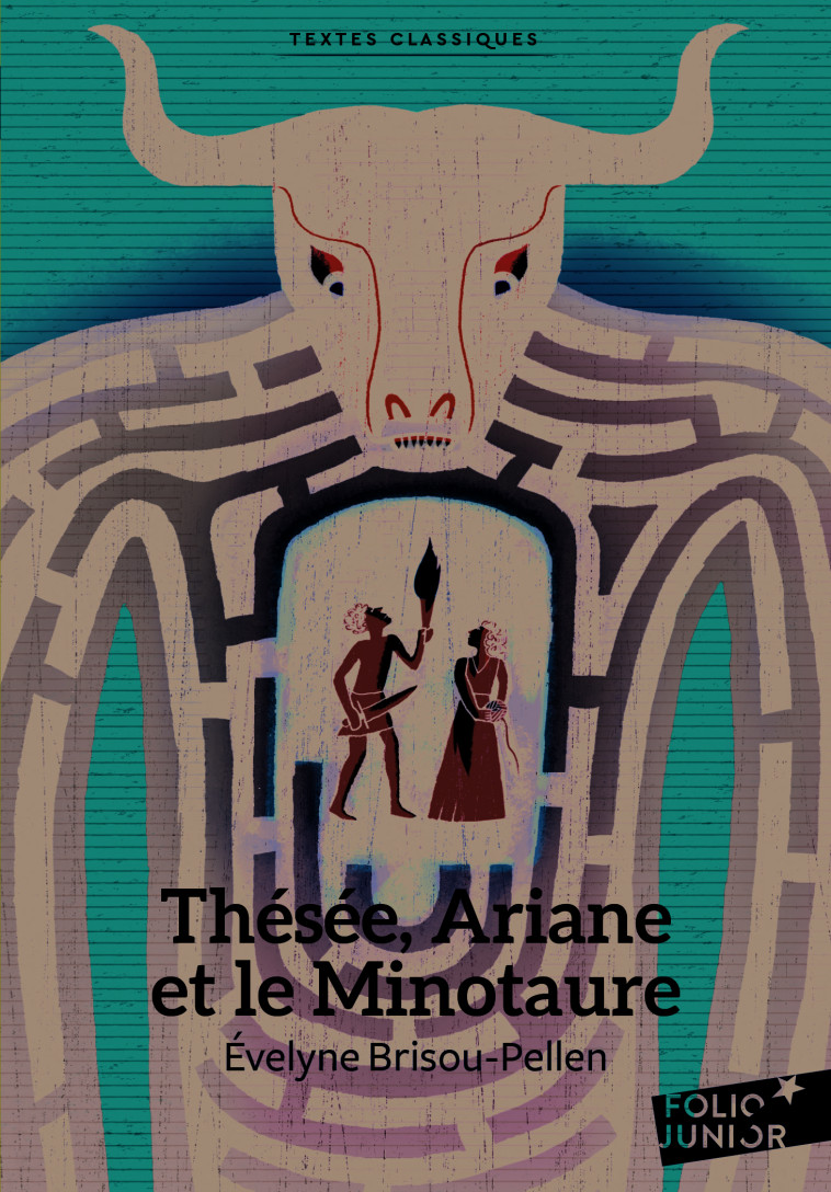 Thésée, Ariane et le Minotaure - Évelyne Brisou-Pellen, Rémi Saillard - GALLIMARD JEUNE