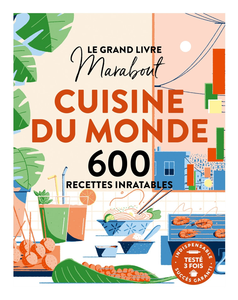 Le grand Livre Marabout Cuisine du monde -   - MARABOUT