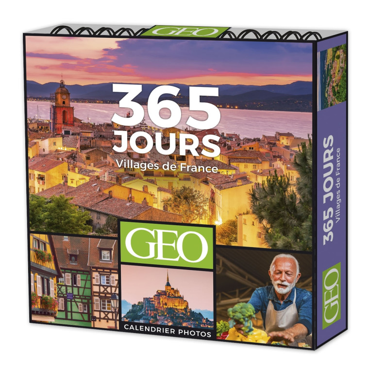 365 JOURS VILLAGES DE FRANCE REMARQUABLES - CALENDRIERS GÉO -   - PLAY BAC