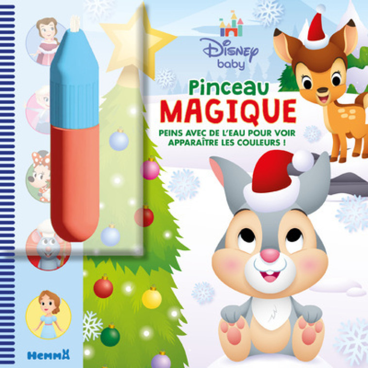 Disney Baby - Pinceau magique (Panpan Noël) - Peins avec de l'eau pour voir apparaître les couleurs ! - Collectif Collectif,  Collectif - HEMMA