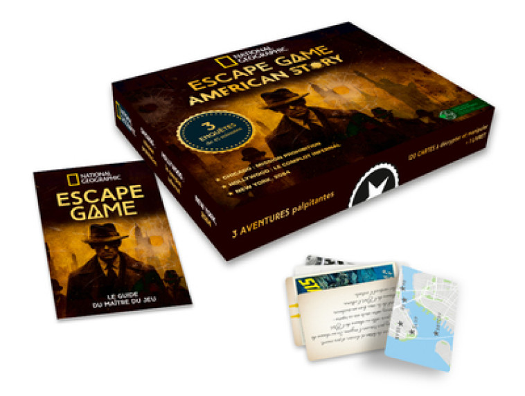 Escape Game American Story - Collectif Collectif,  Collectif - NATIONAL GEOGRA