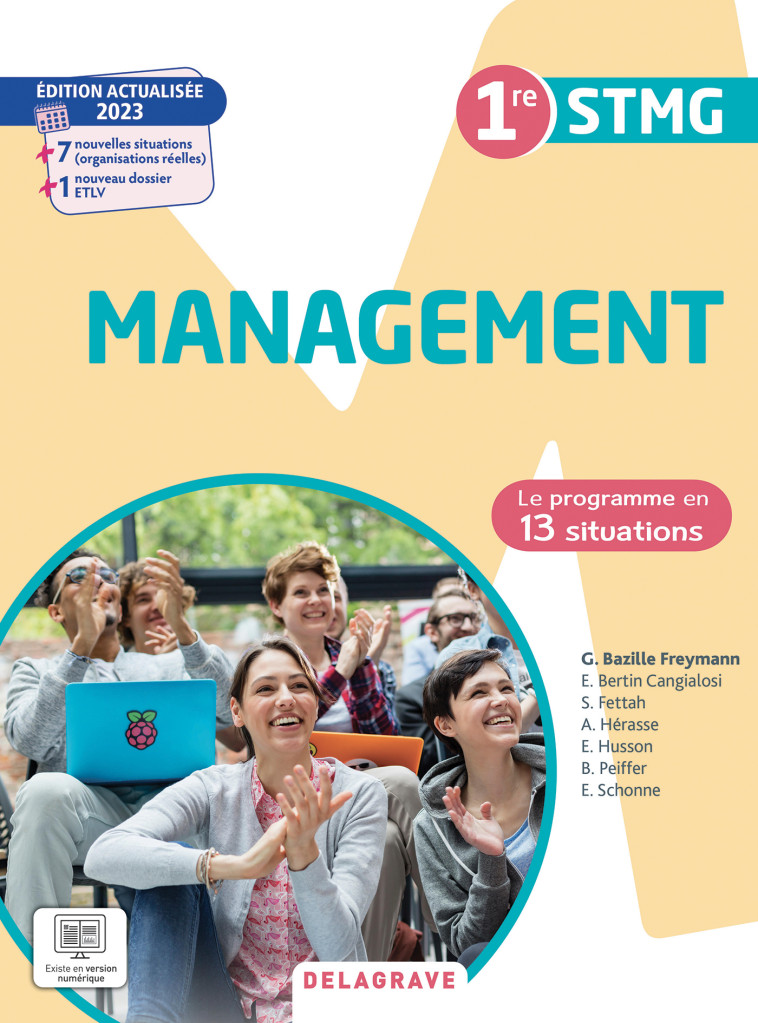 Le programme en situations - Management 1re STMG (2023) - Pochette élève - Smaïn Fettah, Géraldine Bazille, Emmanuelle Schonne, Anne  Hérasse, Emmanuel  Husson, Bruno Peiffer, Eve Bertin Cangialosi - DELAGRAVE