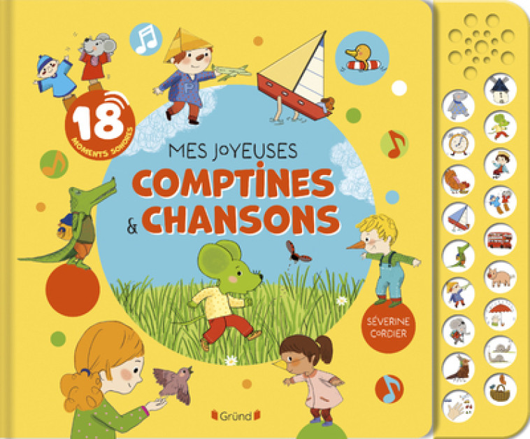 Mes joyeuses comptines et chansons (grand format avec boitier) - Séverine Cordier, L'Air Mobile L'Air Mobile,  L'Air Mobile - GRUND