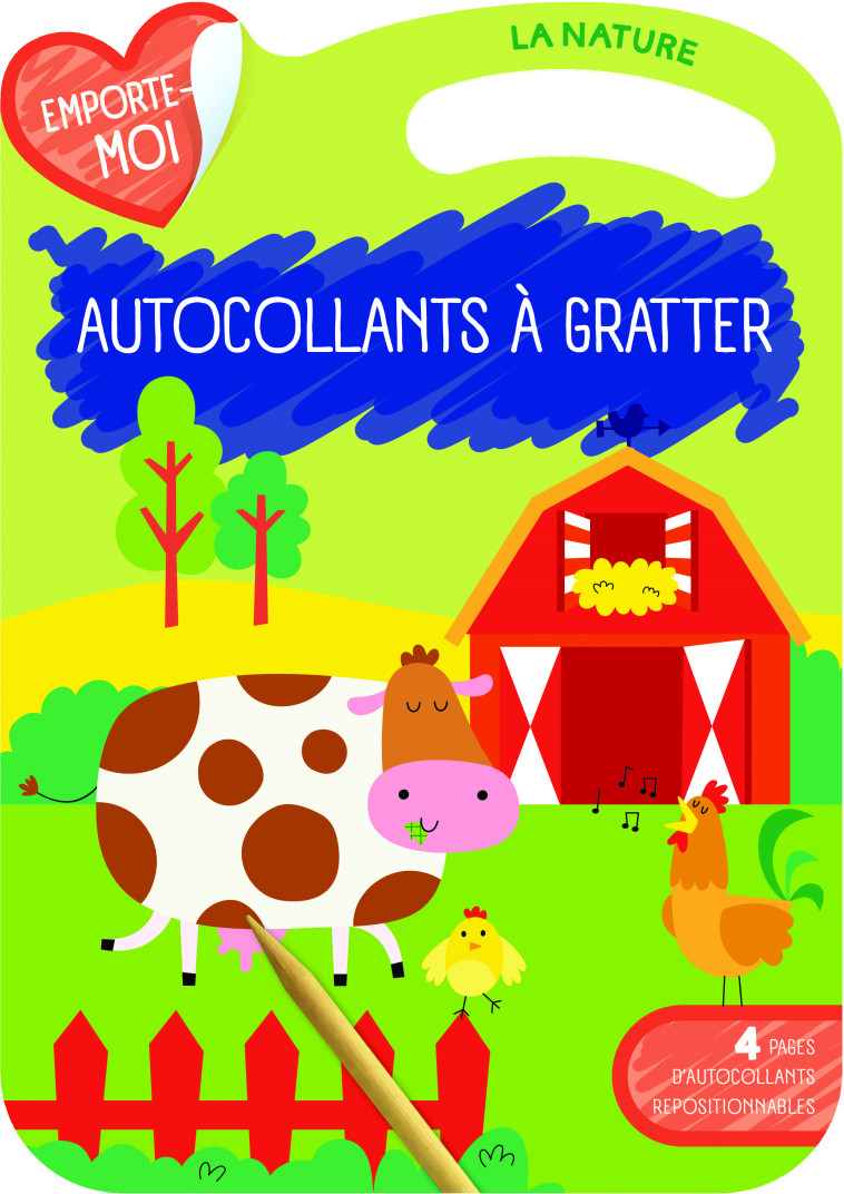 La nature autocollants à gratter -  Collectif - YOYO