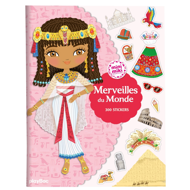 Minimiki - Stickers - Merveilles du Monde - Julie Camel - PLAY BAC