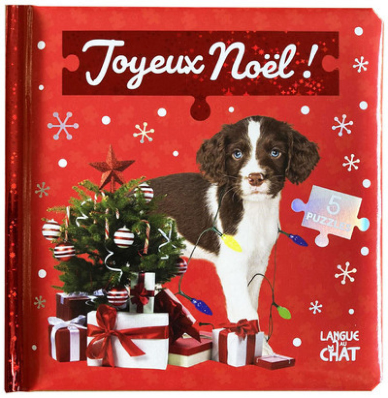 Bébé touche-à-tout - Mon livre puzzle - Joyeux Noël ! - Collectif Collectif,  Collectif - LANGUE AU CHAT