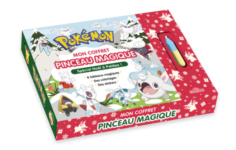 Pokémon - Mon coffret pinceau magique - Spécial Noël à Paldea ! - The Pokémon Company The Pokémon Company,  The Pokémon Company - DRAGON D OR