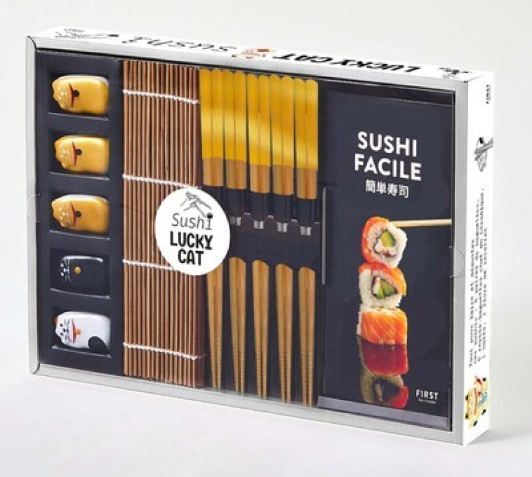 Coffret Lucky cat sushis édition collector - Collectif Collectif,  Collectif - FIRST