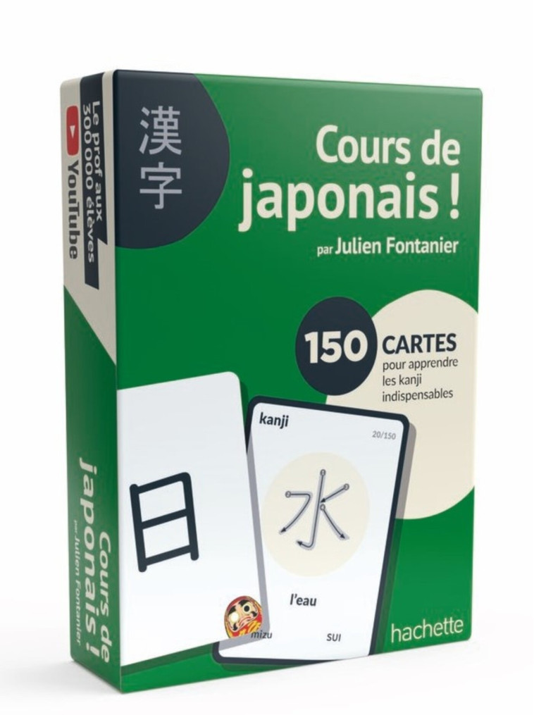 Cours de japonais ! par Julien Fontanier BOITE KANJI - Julien Fontanier - HACHETTE PRAT