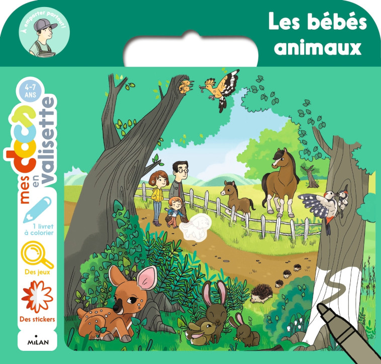 Les bébés animaux - Stéphanie Ledu, Alice Le Hénand, Eléonore Della Malva, Emma Martinez - MILAN