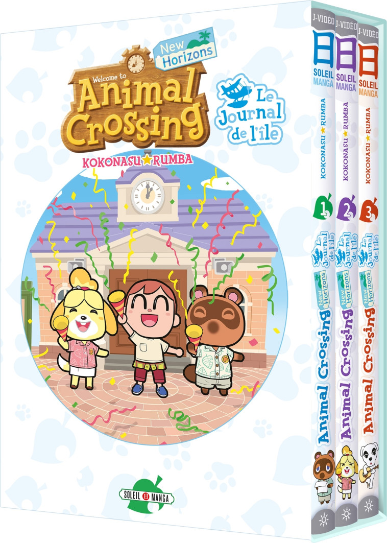 Animal Crossing - Le Journal de l'île - Coffret T01 à T03 NED - XXX - SOLEIL