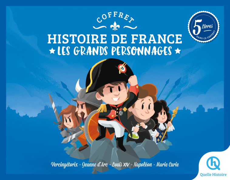 Coffret Histoire de France - Quelle Histoire Studio Quelle Histoire Studio, Bruno Wennagel, Mathieu Ferret,  Quelle Histoire Studio,   - QUELLE HISTOIRE