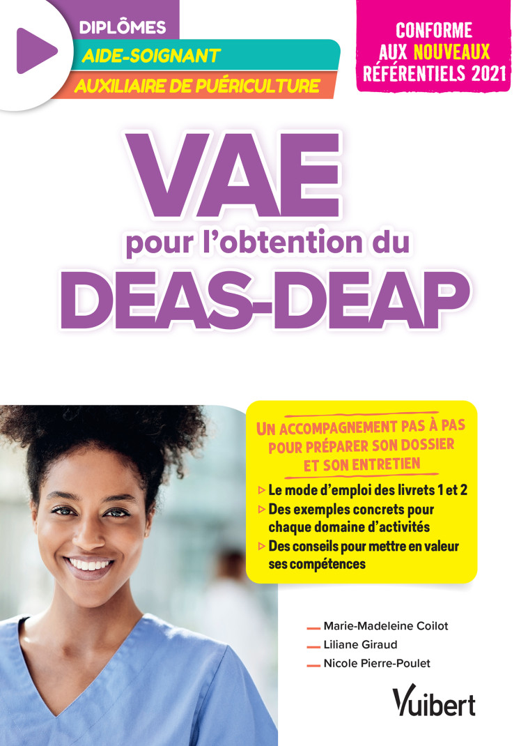 VAE pour l'obtention du DEAS et du DEAP - Nicole Pierre Poulet, Marie-Madeleine COILOT, Liliane Giraud - VUIBERT