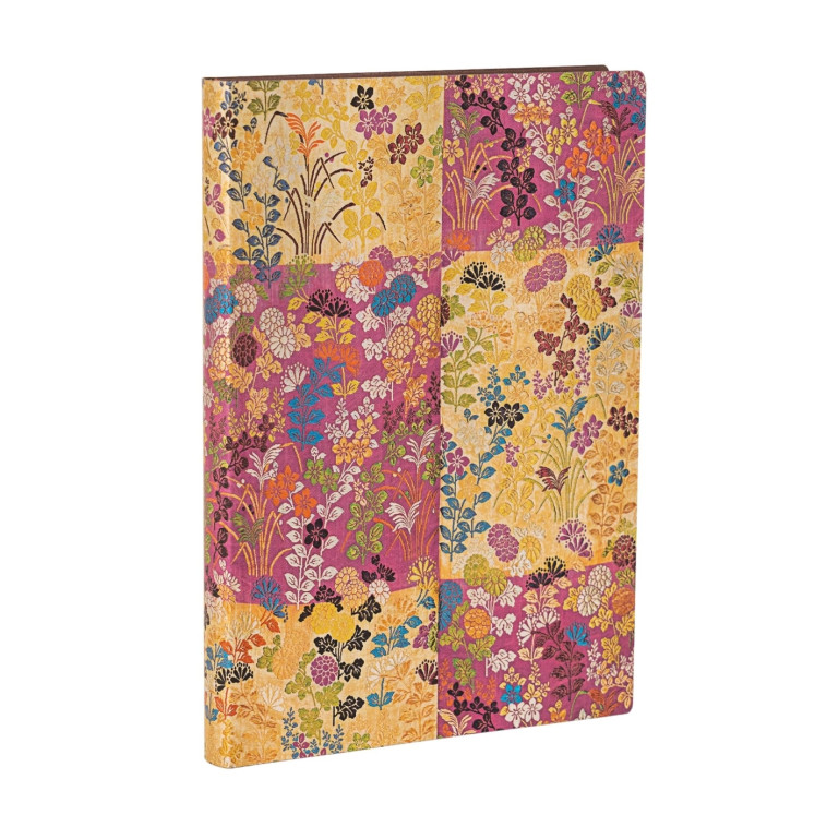 Carnet Flexis Kara-ori Rose Kimono Japonais Midi LIG. 176PG - XXX - PAPERBLANKS