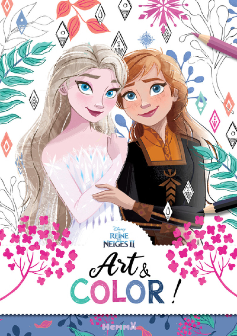 Disney La Reine des Neiges 2 - Art & Color ! - Collectif Collectif,  Collectif - HEMMA